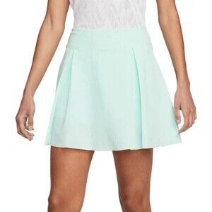 Nike Light Mint Green Dri Fit Pleat Skort Mini L Golf Tennis Skirt Sea Foam Spor